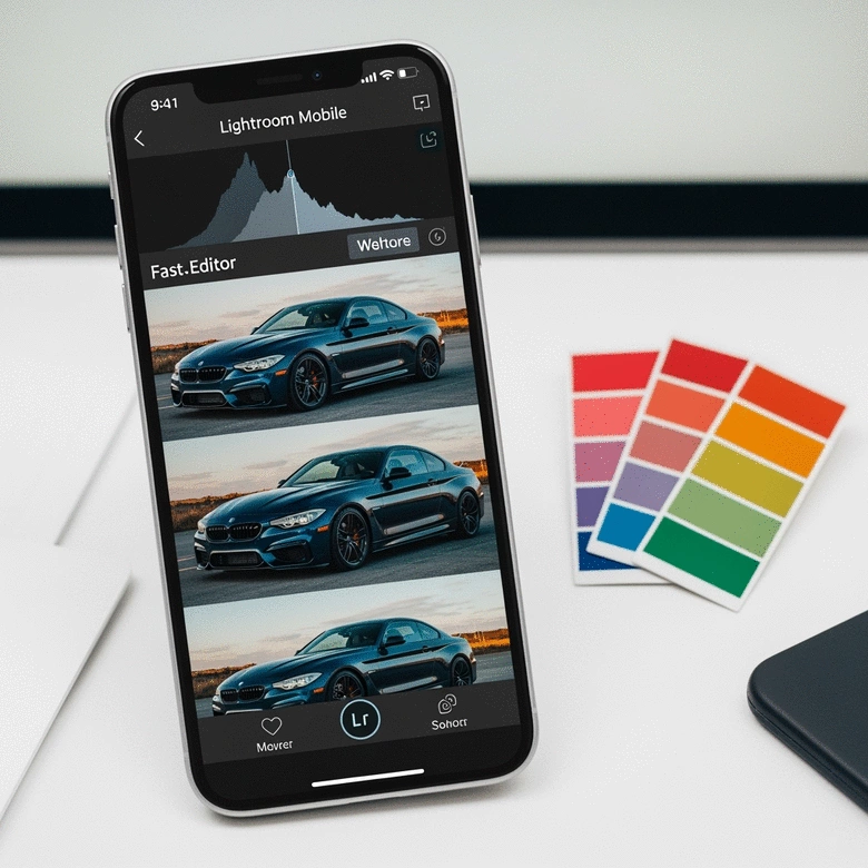 Step-by-Step Guide to Editing Car Photos Quickly with Lightroom Mobile Presets
