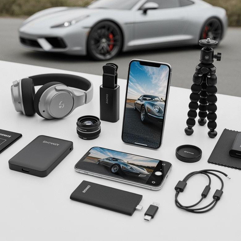 Where to Find and Buy Mobile Gear Kits for Car Photography Editing