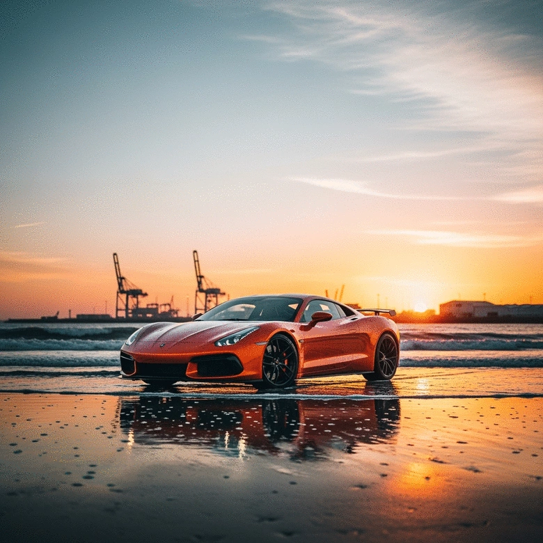 How to Scout the Best Car Photography Locations at Beaches and Industrial Parks